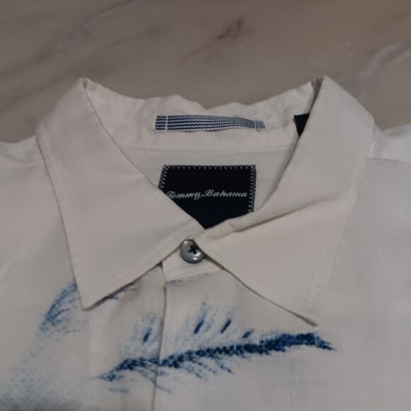 Tommy Bahamas Men's Large Long Sleeve Button Down Shirt Top - Picture 1 of 9